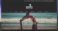 Desktop Screenshot of boonkeyssurflodge.co.uk